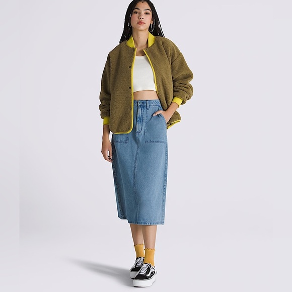 VANS Union Denim Carpenter Skirt 27 - Picture 1 of 14